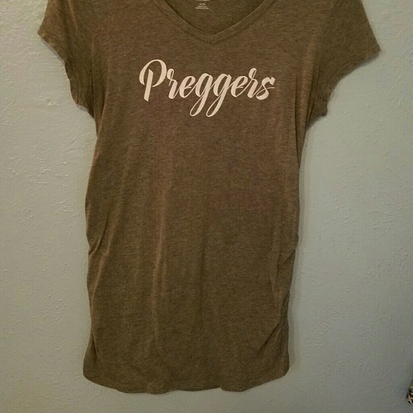 Ruched Maternity πΆ PREGGERS T shirt - Picture 5 of 8